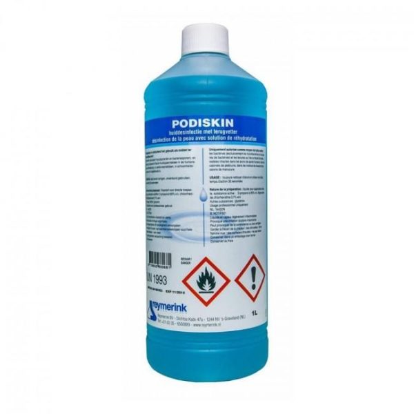 Podiskin huiddesinfectansalcohol met chloorhexidine, 1.000ml