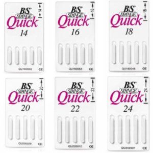 B.S. spangen Quick maat 18, 5 stuks