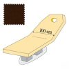 Couvercle pour banc de massage Venetia/Modena/Nush avec trou (avec tendeurs et accoudoirs 3225001), 185-215 x 75-100cm, noir – Image 2