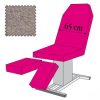 Hoesset voor pedicurezetel, 115-150 x 40-65cm en 2 beendelen, 65x55cm, zilvergrijs – Image 2