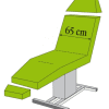 Housse pour fauteuil, 3-pièces (tête, fauteuil, jambes), noir – Image 2