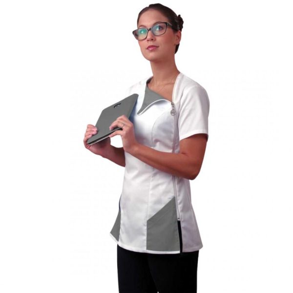 Tunique Theresia, uni noir, taille 46
