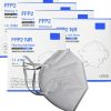 Mondmasker FFP2 - CE - 5-laags individueel verpakt, 5 omdozen van 10 stuks