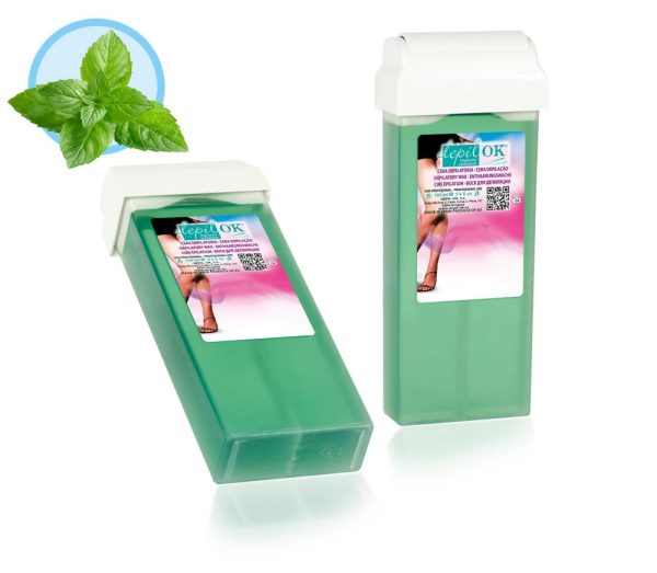 Harscassette Roll-On Menta (with Chlorophyll + Tea Tree Oil) Depil-OK, 100ml