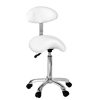 Tabouret Félines Regular pony avec dossier blanc – Image 2