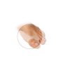 GelSmart Hallux Valgus Knobbelbeschermer met Teenspreider en Dubbele Lus, 1 st. - LAATSTE STUKS, WORDT GS5217.024 – Image 2
