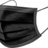 Disposable mondmaskers type 1 - kind, zwart, 3-laags - 50 stuks – Image 2