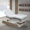 Massagebank Onda softe matras met armsteunen, 4 motoren