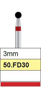 Diamantfrees fijn, bol 3mm