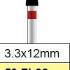 Diamantfrees fijn, fissuur spits 3.3 x 12mm – Image 2