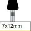 Fraise diamant très gros, cône 7 x 12mm – Image 2