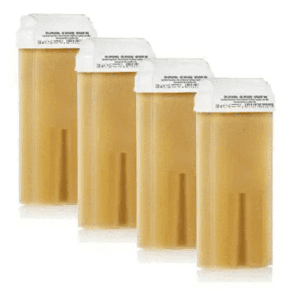 24x Depiluxe harspatroon geel (honing), 100ml