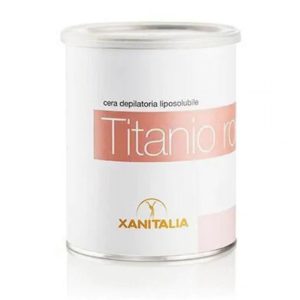 Depiluxe striphars in blik roze (titanium), 800ml