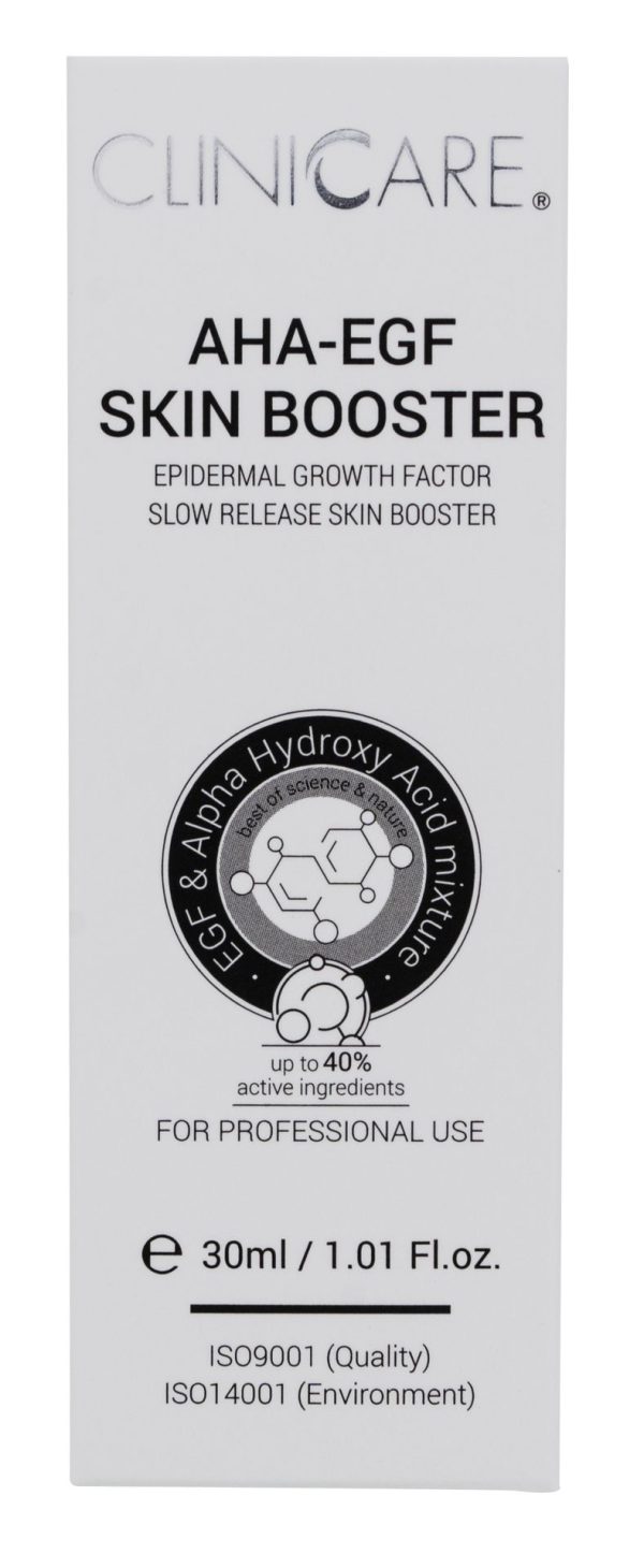 CLINICCARE AHA + EGF Skin Booster, 20-30 treatments, 30ml