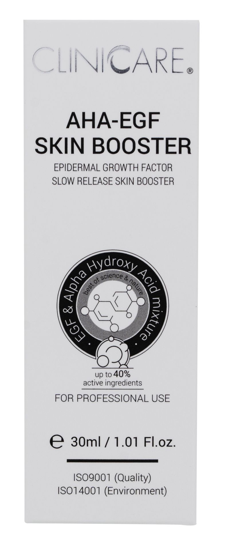CLINICCARE AHA + EGF Skin Booster, 20-30 treatments, 30ml