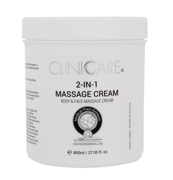 CLINICCARE 2-in-1 Massage Cream, 800ml