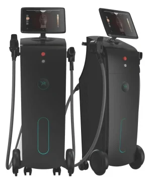 ICE+ XT ontharingslaser,  2 laserhandstukken 1000 en 1600 Watt Quad Wave met luxe (LED scherm) handstuk + Camera