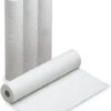 6x Onderzoektafelrol 50cm x 50m geplastificeerd, wit