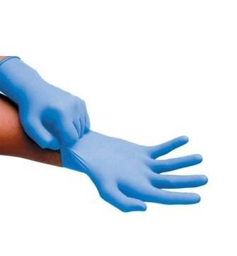 Nitril poedervrije handschoenen PF Blue 3,5gr MD - 100/box - M
