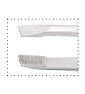Stainless steel eyebrow tweezers slanted tip