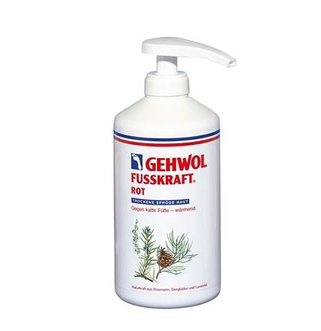Gehwol Fusskraft Warming Cream (rood) 500ml + pomp