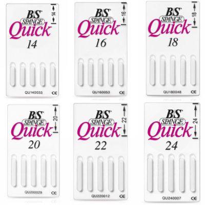 B.S. spangen Quick maat 16, 5 stuks