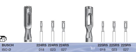 Fraise/perceuse en inox cranté - 27