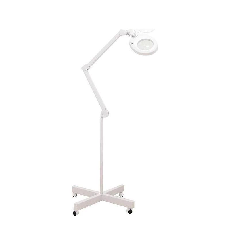 Loeplamp rond 45 LED's, 8 Watt met statief