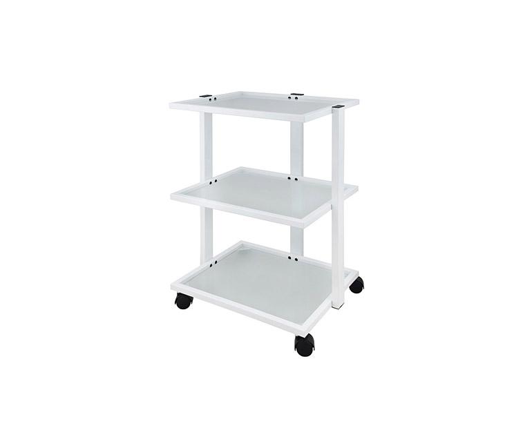 Rolmeubel Vocance, glas met 3 schappen