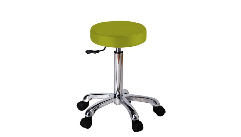 Tabouret Rosières rond zonder rug, groen