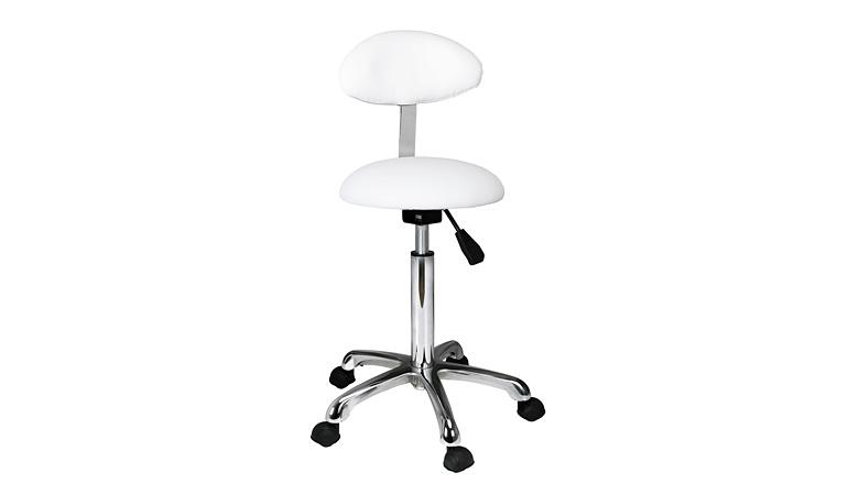 Tabouret Barnas + met bolle zitting en ovale rug
