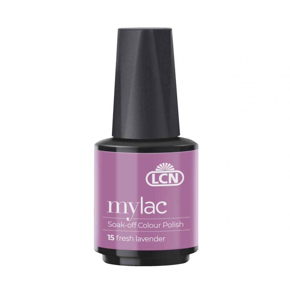 LCN Mylac soak-Off Colour Polish "Fresh Lavender", 10ml