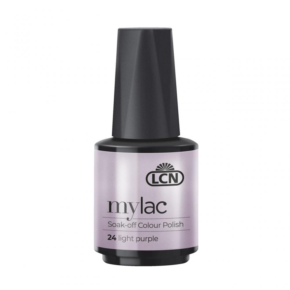 LCN Mylac Soak-Off Colour Polish "Light Purple", 10ml