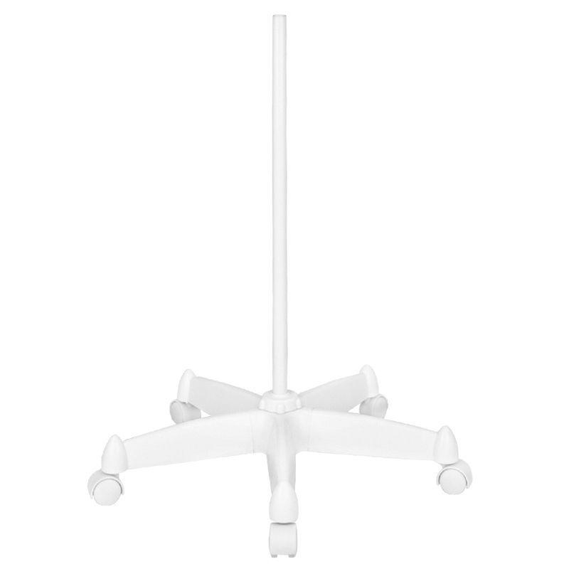 Statif 5-pieds pour lampe loupe sur roulettes