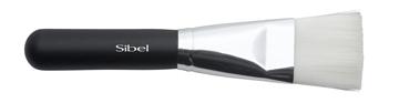 Brosse pour le corps avec poignée en bois et brins en nylon pour traitements corporels, 15.5cm