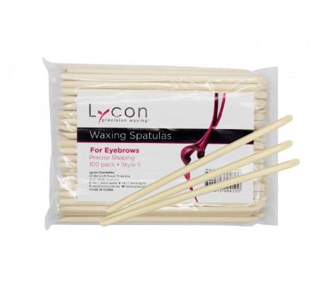 Lycon Orange Sticks - ronde wax wenkbrauw spatels (100 stuks)
