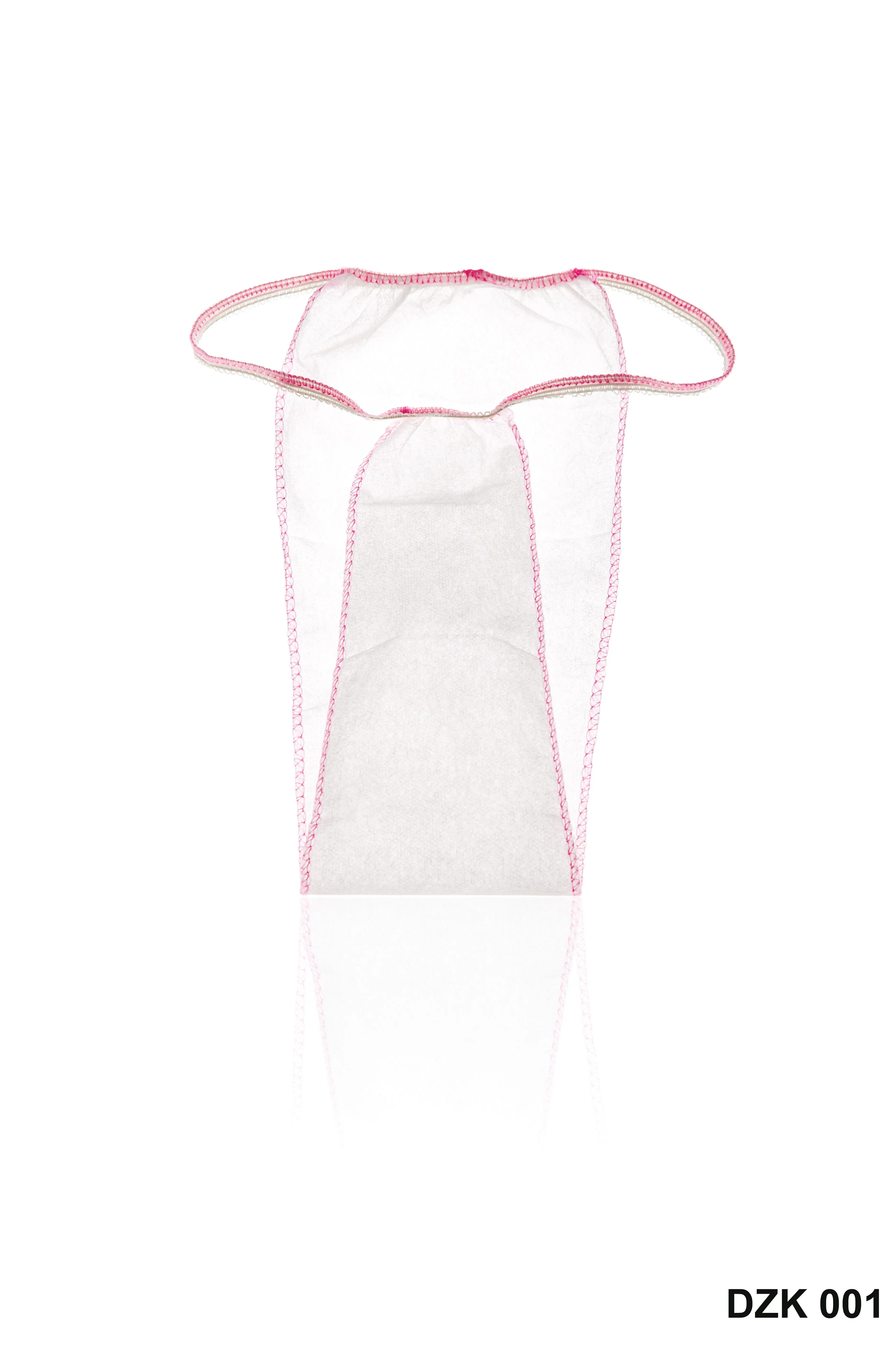 Wegwerp tangaslips wit voor dames, 100 stuks