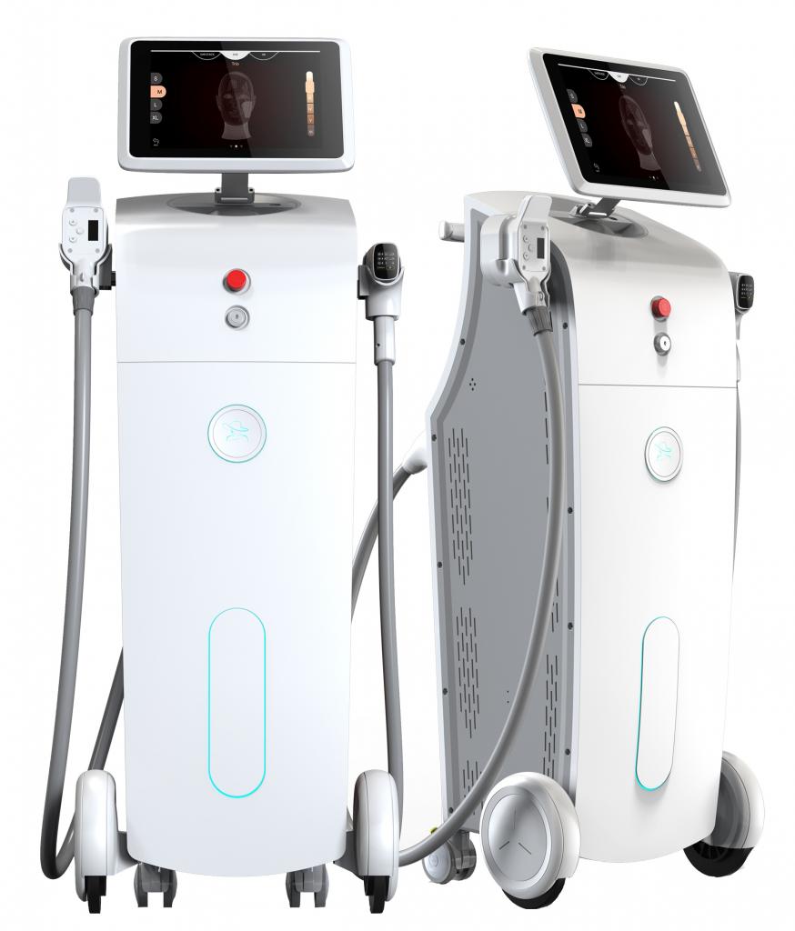 ICE+ XT ontharingslaser, 2 laserhandstukken 1000 en 1600 Watt Quad Wave met luxe (LED scherm) handstuk + Camera – Image 3