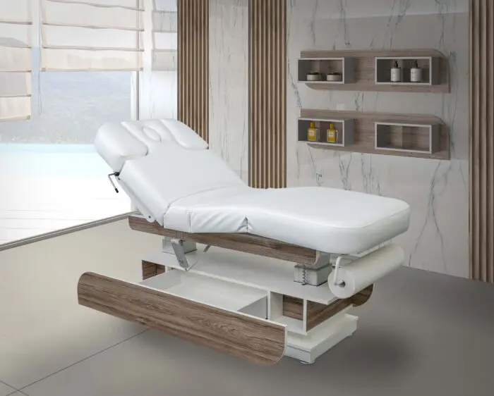 Table de massage Onda matelas soft avec accoudoirs et 4 moteurs et chauffage