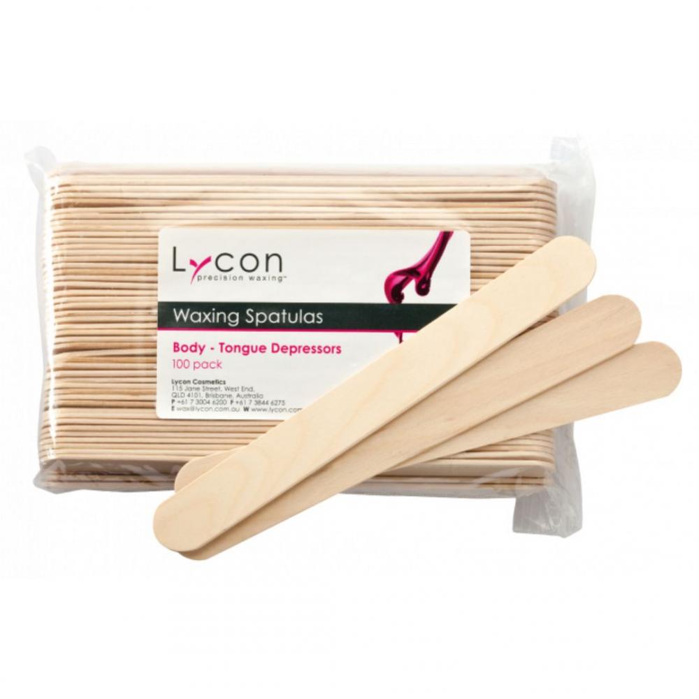 Lycon Wax spatels Hout Regular - 100 stuks