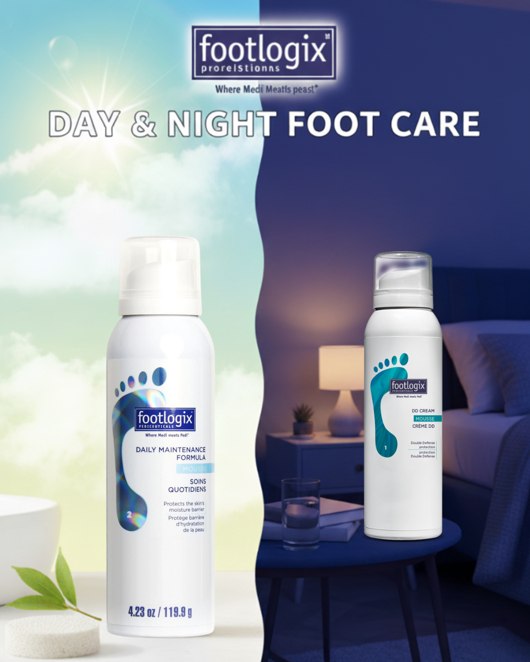 COMING SOON: Footlogix Day & Night Combo, 2 pcs.