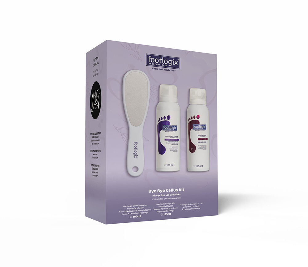 COMING SOON: Footlogix Bye Bye Callus, 3 pcs.