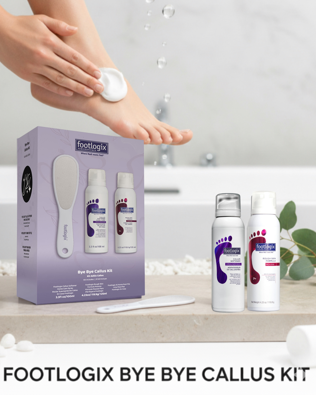 COMING SOON: Footlogix Bye Bye Callus, 3 pcs.