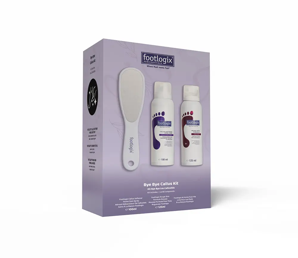 COMING SOON: Footlogix Bye Bye Callus, 3 pcs.