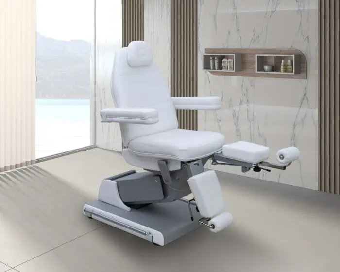 Fauteuil podo London avec 3 moteurs, avec commande à pied sans fil