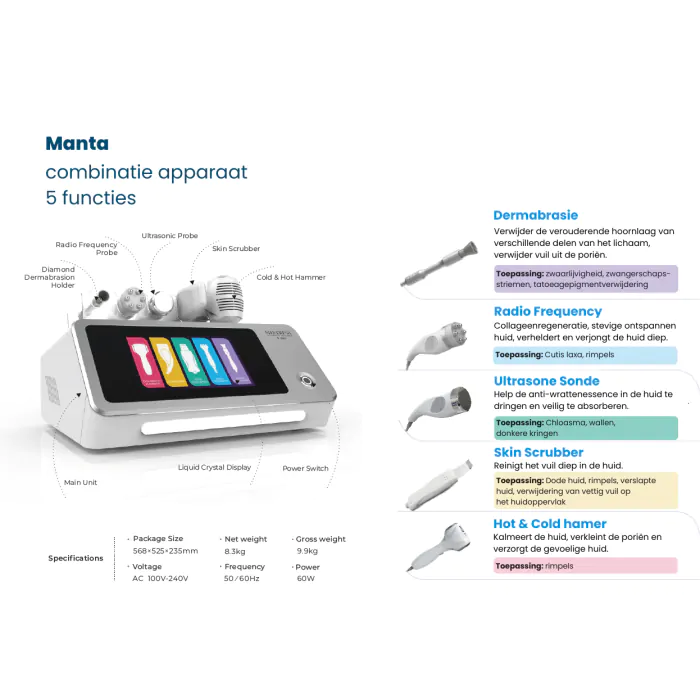 Appareil multifonction Manta à 5 fonctions – Image 3