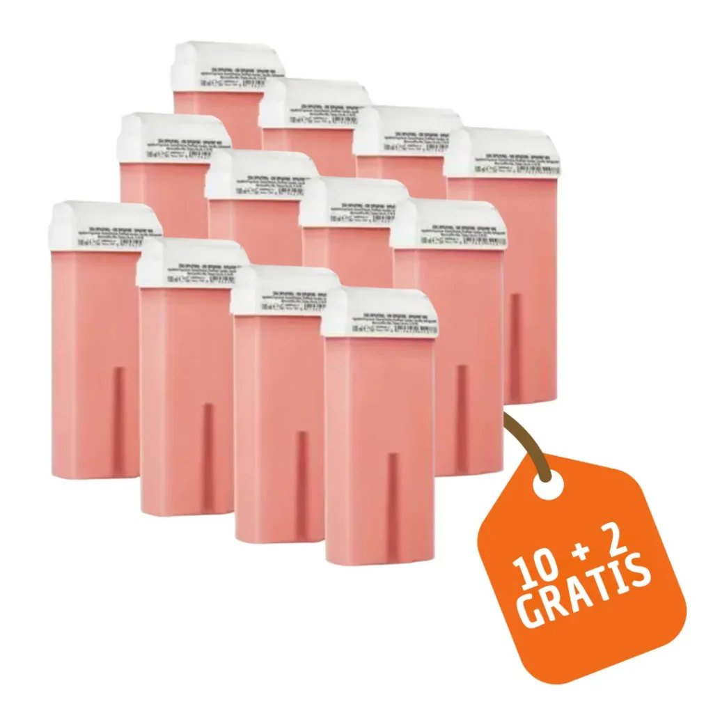 Depiluxe cartouche de cire rose (titane) 100ml, 10+2 gratuit