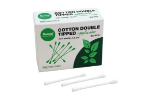 Wattenstaafjes 7.5cm met dubbele punt, 200 stuks