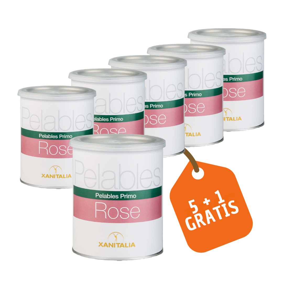 Depiluxe cire pelliculable en boîte rose (titane), 800ml, 5+1 gratuit – Image 2