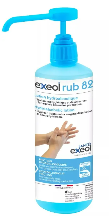 Exeol hydroalocholische gel 500ml met pomp